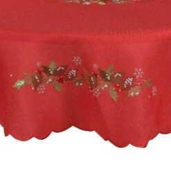Holly Leaf Fabric Tablecloths / Napkins Xmas Decoration -Halloween Costumes Store 01d1166a 574c 49d0 ba27 b28a31fd827f
