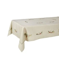 Holly Leaf Fabric Tablecloths / Napkins Xmas Decoration -Halloween Costumes Store 069259e6 fc8c 4811 a69c 28fbfab943cf