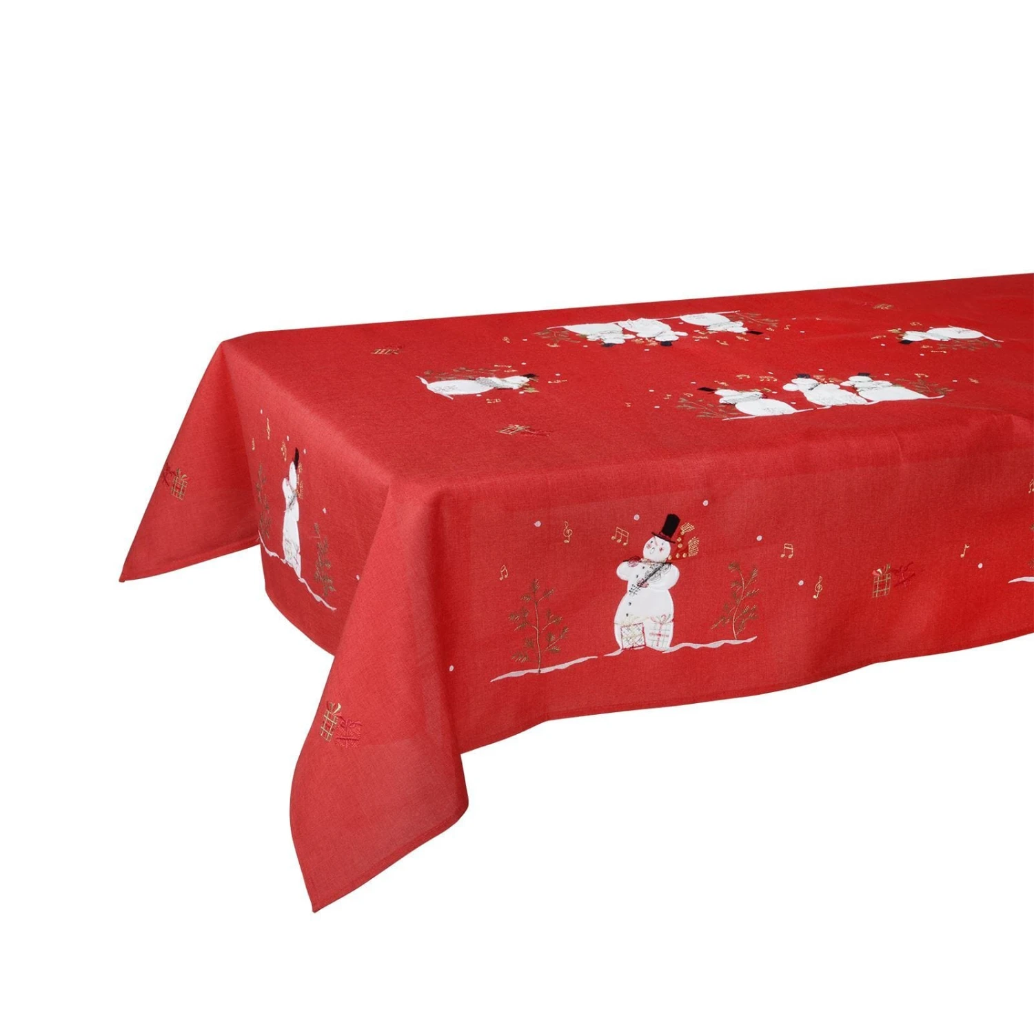 Felt Snowman Fabric Tablecloths / Napkins Xmas Decoration 5 Felt Snowman Fabric Tablecloths / Napkins Xmas Decoration - Image 3