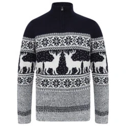Mens Traditional Reindeer Christmas Jumper