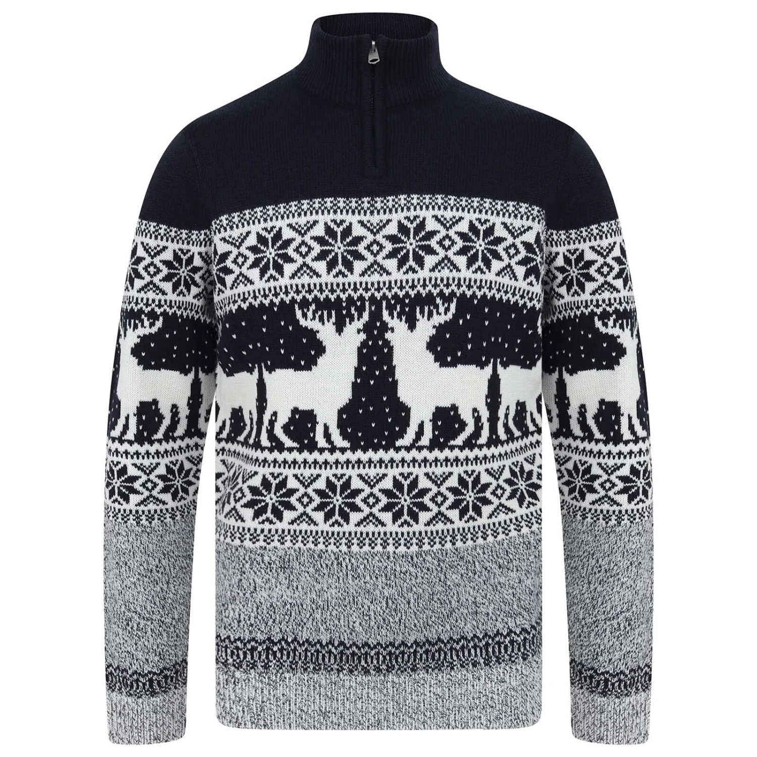 Mens Traditional Reindeer Christmas Jumper 3 Mens Traditional Reindeer Christmas Jumper
