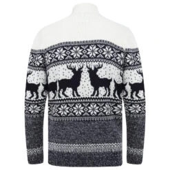 Mens Traditional Reindeer Christmas Jumper 9 Mens Traditional Reindeer Christmas Jumper -Halloween Costumes Store 1A17016RF 2.opt