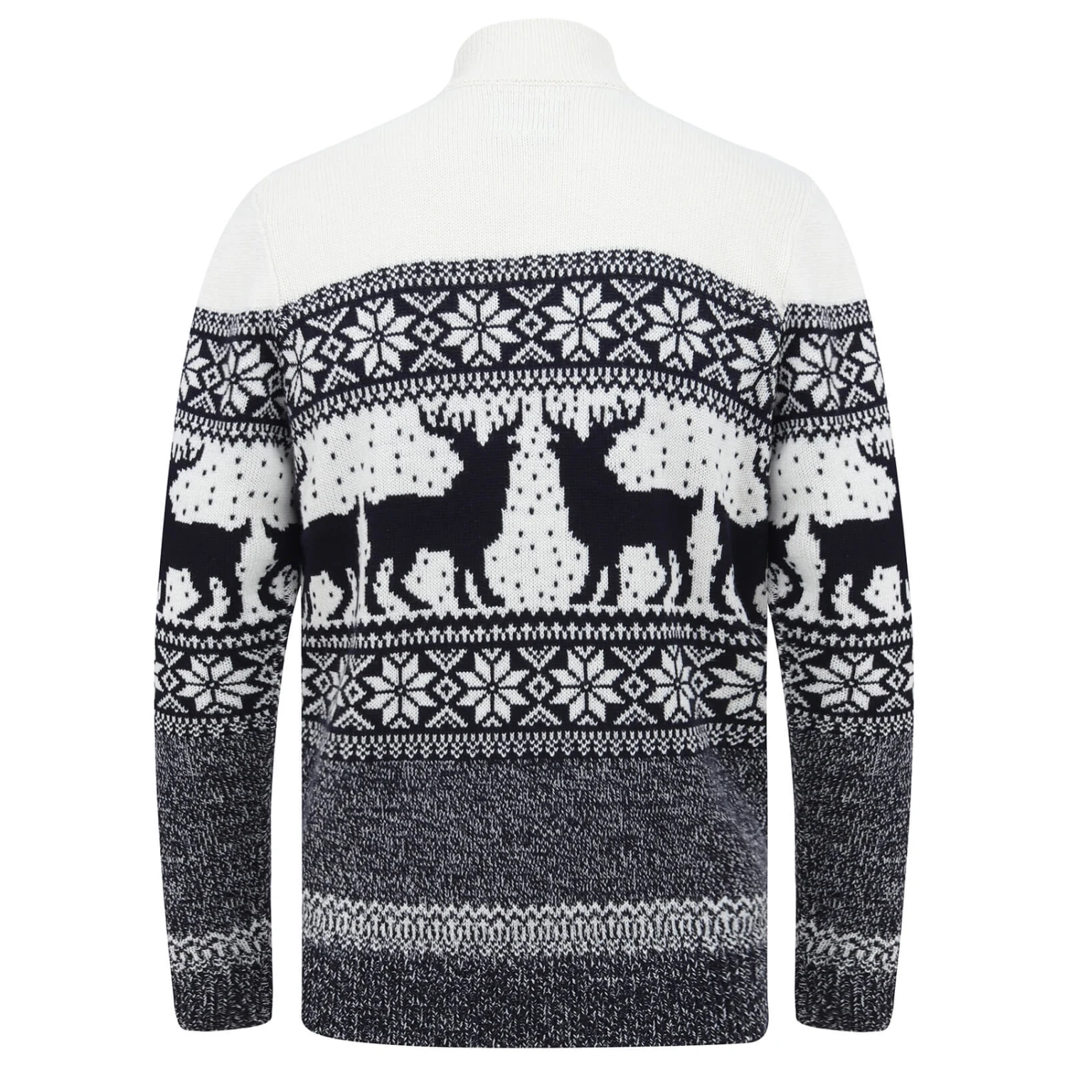 Mens Traditional Reindeer Christmas Jumper 6 Mens Traditional Reindeer Christmas Jumper - Image 4