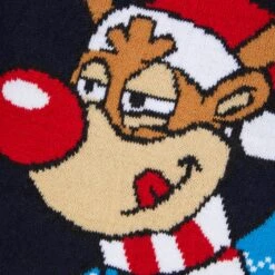 Kids Reindeer Throwing Snowballs Christmas Jumper -Halloween Costumes Store 2A189871F 3.opt