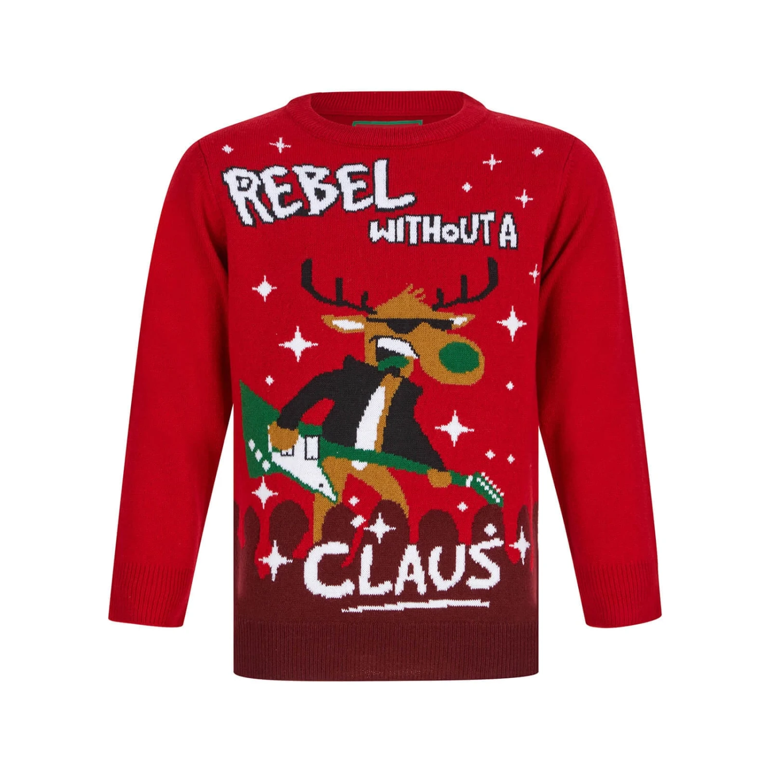 Kids Rebel Without A Claus Christmas Jumper 3 Kids Rebel Without A Claus Christmas Jumper