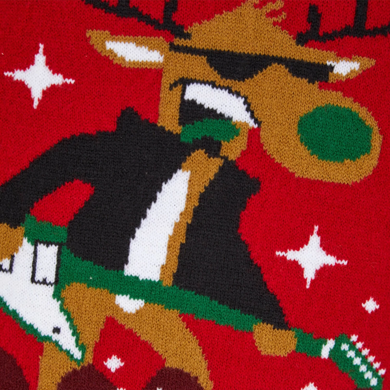 Kids Rebel Without A Claus Christmas Jumper 5 Kids Rebel Without A Claus Christmas Jumper - Image 3