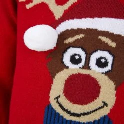 Kids Merry Christmas Antlers Reindeer Xmas Jumper -Halloween Costumes Store 2A189901A 3.opt