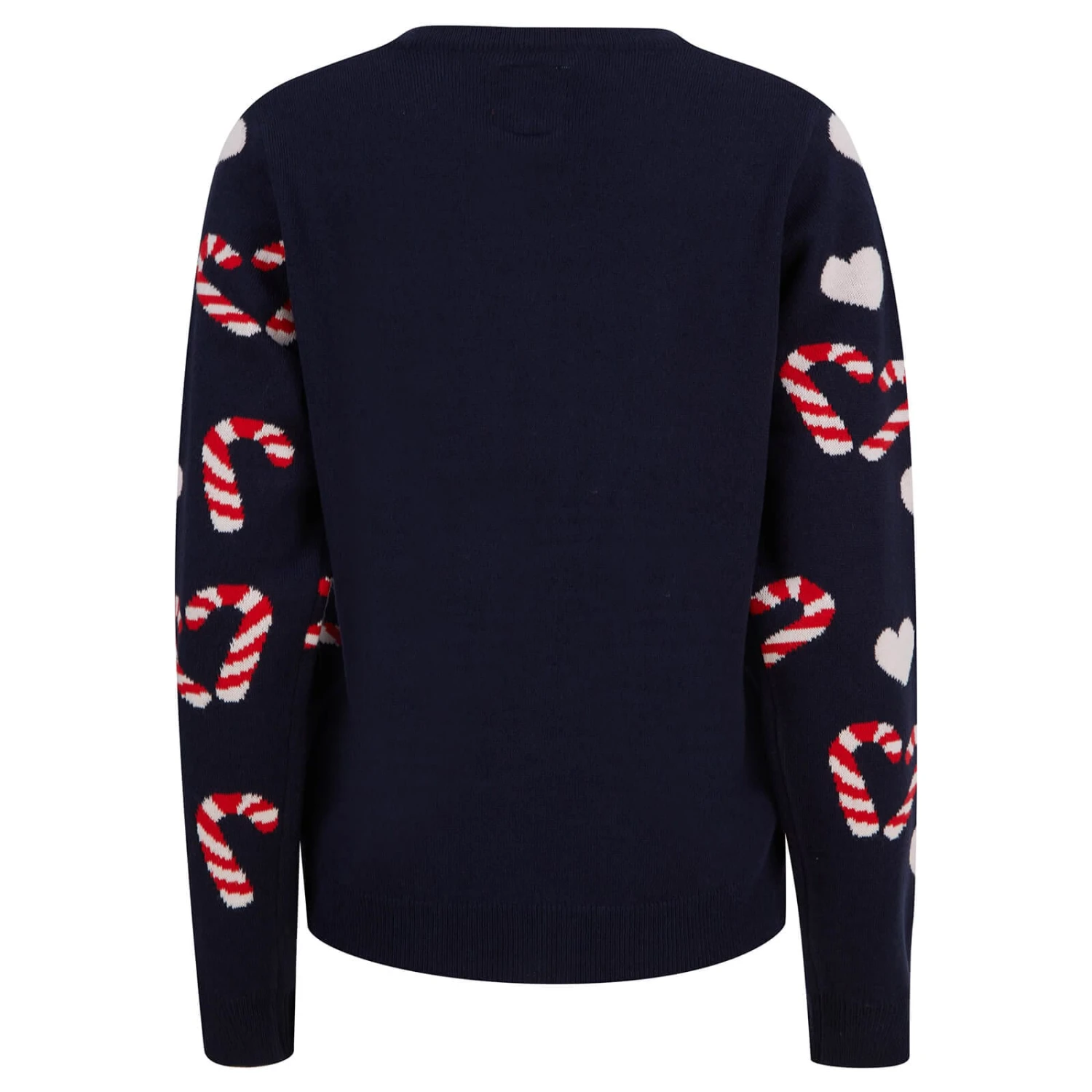 Womens Candy Cane Love Christmas Jumper 4 Womens Candy Cane Love Christmas Jumper - Image 2