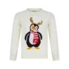 Kids Sequin Reindeer Penguin Christmas Jumper 2 Kids Sequin Reindeer Penguin Christmas Jumper -Halloween Costumes Store 4A190261A 1.opt