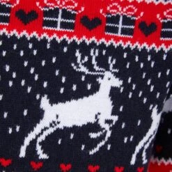 Kids Reindeer Traditional Pattern Christmas Jumper -Halloween Costumes Store 4A190311F 3.opt