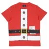 Mens Novelty Red Santa Christmas T-Shirt Party Night Out