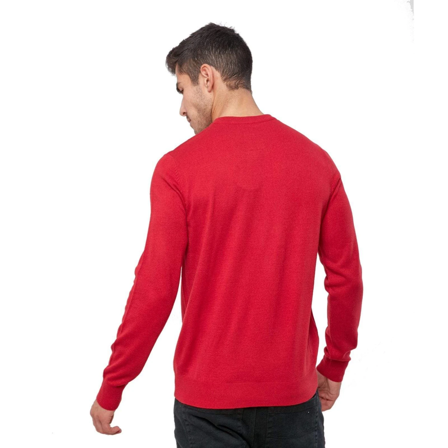 Mens Christmas Jumper Gobble Til You Wobble Slogan Red Fun 4 Mens Christmas Jumper Gobble Til You Wobble Slogan Red Fun - Image 2