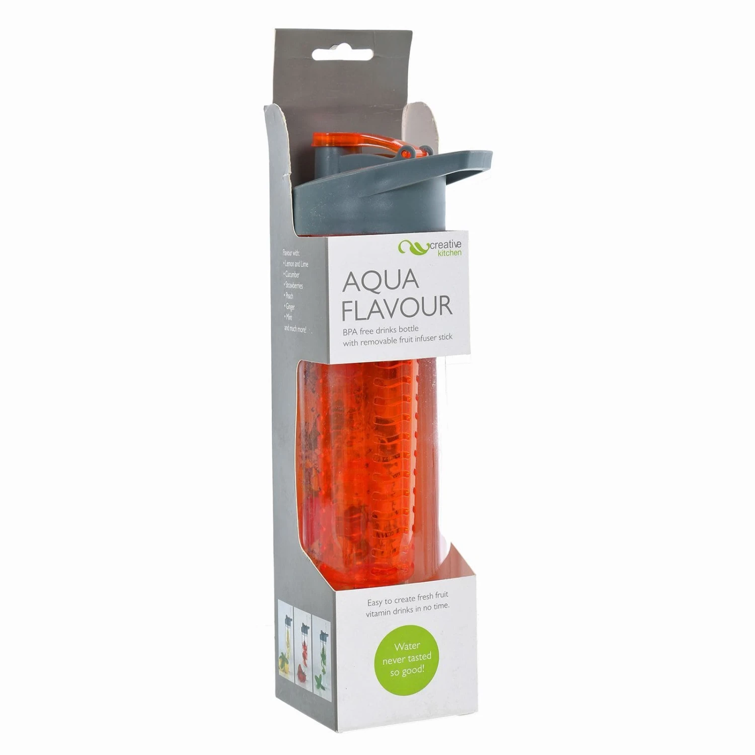 Aqua Flavour Drinks Bottle Fruit Infuser Stick Sports 28cm 3 Aqua Flavour Drinks Bottle Fruit Infuser Stick Sports 28cm