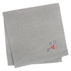 Grey Merry Christmas Fabric Tablecloths / Napkins Xmas Decoration -Halloween Costumes Store 995888e9 2cdc 4a3b a6a9 523e1038c463