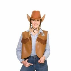 Cowboy Waistcoat Wild West Sheriff Rodeo Adults One Size 9 Cowboy Waistcoat Wild West Sheriff Rodeo Adults One Size -Halloween Costumes Store AC 9325 F 1000 30334.1502794990.1100.1100