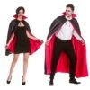 Super Deluxe Black Satin Vampire Cape Red Lining 80/140cm -Halloween Costumes Store AC 9408 MS 1600 1 36383.1567164628.1100.1100