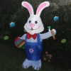 6ft Easter Bunny Egg Light Up Inflatable Party Decoration -Halloween Costumes Store Bunny