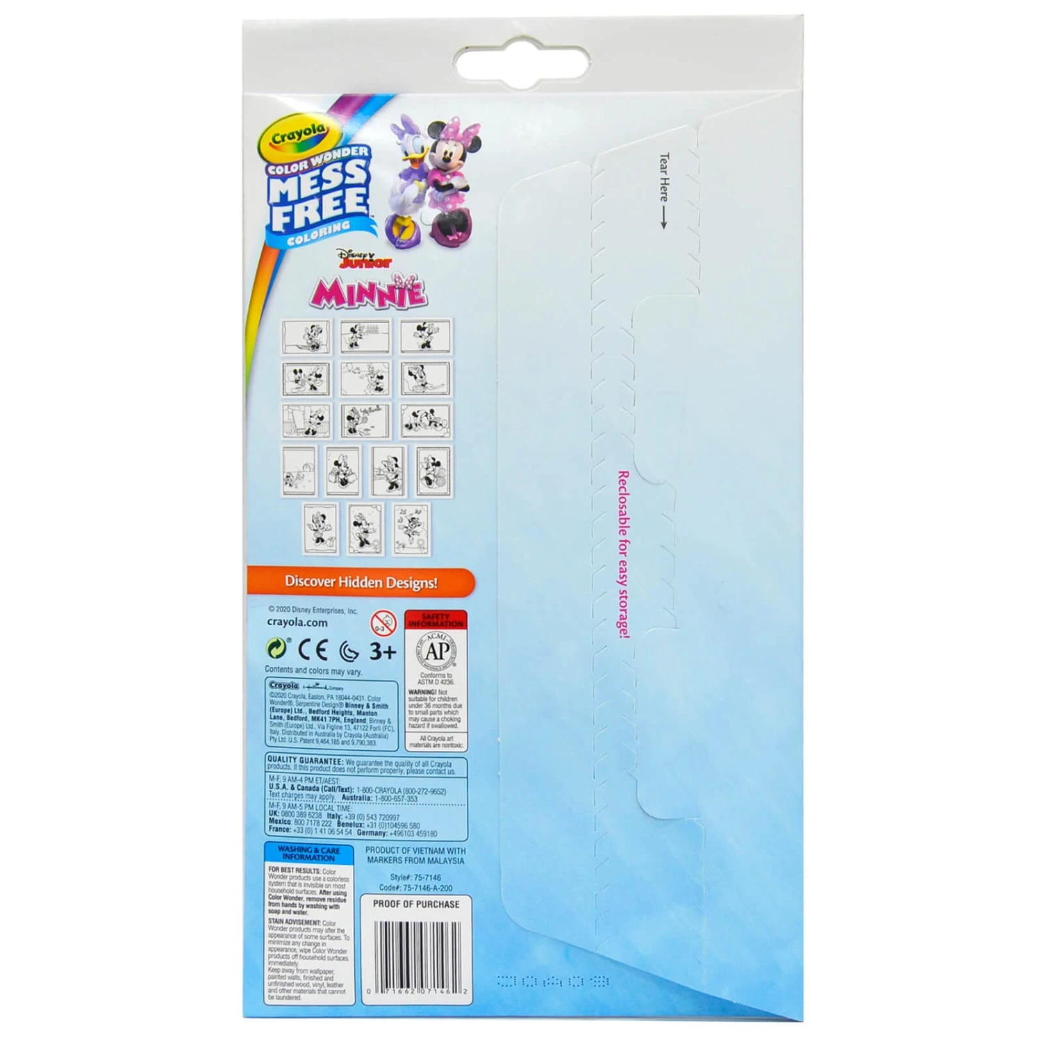 Crayola Mess Free Minnie Mouse Colouring Set Travel Size 4 Crayola Mess Free Minnie Mouse Colouring Set Travel Size - Image 2