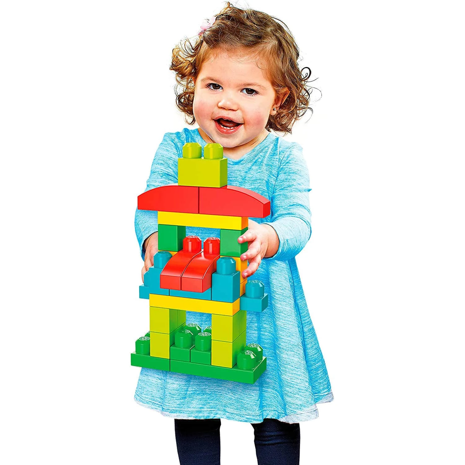 Mega Bloks Sky High Building Set First Builders 100 Large Blocks 4 Mega Bloks Sky High Building Set First Builders 100 Large Blocks - Image 2