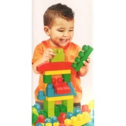 Mega Bloks Sky High Building Set First Builders 100 Large Blocks 9 Mega Bloks Sky High Building Set First Builders 100 Large Blocks -Halloween Costumes Store D23022 3 opt