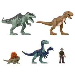 Jurassic World Minis Pack Of 5 Dinosaur Theme Action Figures -Halloween Costumes Store D23477 A 2 opt