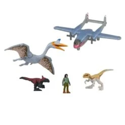 Jurassic World Minis Pack Of 5 Dinosaur Theme Action Figures -Halloween Costumes Store D23477 B 2 opt