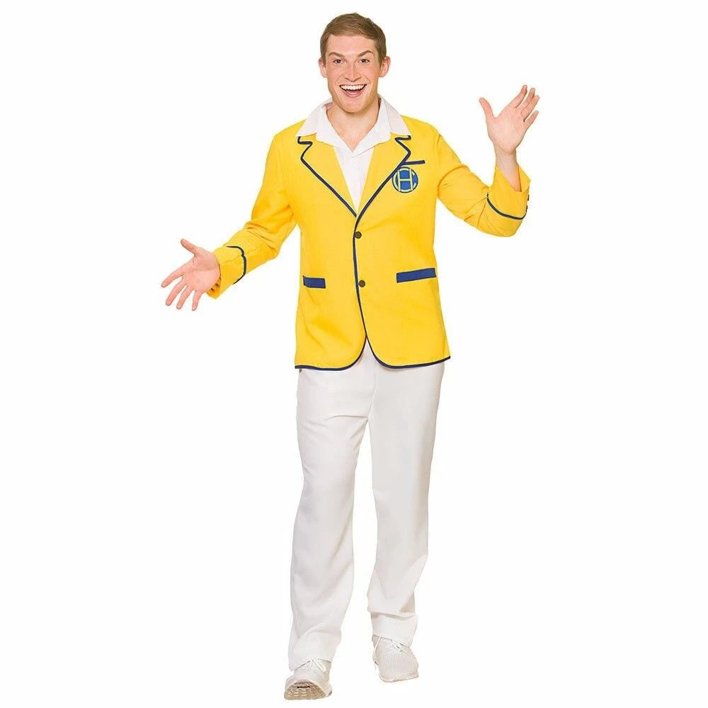 Mens Holiday Camp Costume Fancy Dress Hi De Hi Yellowcoat 3 Mens Holiday Camp Costume Fancy Dress Hi De Hi Yellowcoat