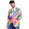 Mens Rainbow Jacket & Tie Fancy Dress Halloween Stag Pride 1 Mens Rainbow Jacket & Tie Fancy Dress Halloween Stag Pride -Halloween Costumes Store EM 3259 1000 10361.1528727653.1100.1100