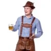 Mens Oktoberfest Shirt Checked Beer Festival Top Fancy Dress -Halloween Costumes Store EM 3290 opt