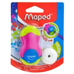Helix Maped Loopy Duo 1 Hole Pencil Sharpener Eraser & Refill -Halloween Costumes Store EXO049120 1 opt