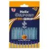 Pack Of 10 Blue Ink Tri-Grip Ball Pens Helix Oxford 1mm Needle Point -Halloween Costumes Store EXO224810 1 opt