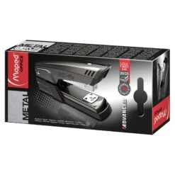 Helix Maped Office Advanced Grey Half Strip Metal Stapler 3 Function