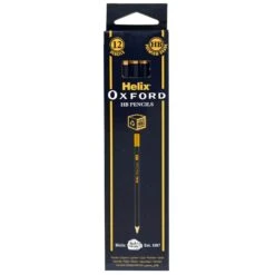 Pack Of 12 Helix Oxford HB Graphite Pencils Premium Grade