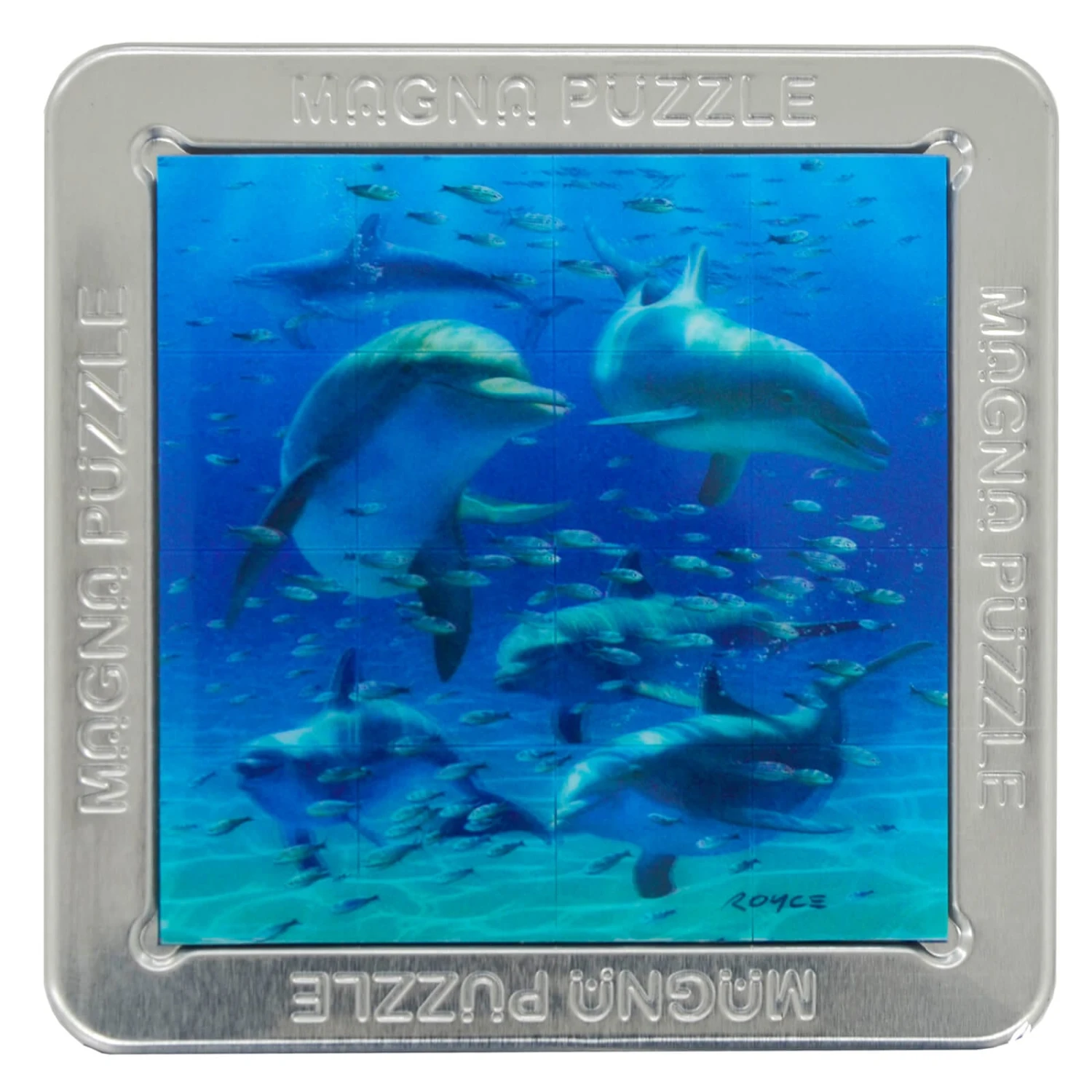 3D Picture Magna Puzzle Square Magnetic Tiles 16 Piece Tin 15cm 9 3D Picture Magna Puzzle Square Magnetic Tiles 16 Piece Tin 15cm - Image 7