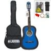 Lagrima 38" Acoustic Guitar Beginners Kit Blue Classical -Halloween Costumes Store GBC6010105500 9 opt