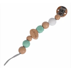 Eichhorn Baby Pure Dummy Chain Clip On Holder Natural Wood 0m+ -Halloween Costumes Store GRA100005700 6406 3