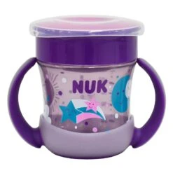 NUK Mini Magic Cup 160ml Spillproof Lid Drinking Rim 2 Handles -Halloween Costumes Store GRA10225014 6193 A 2 opt