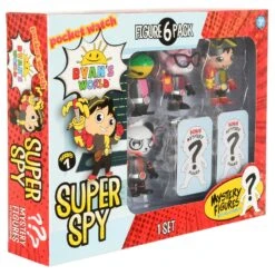 Ryan's World Super Spy Figures 6 Pack With 2 Mystery Agents -Halloween Costumes Store GRA200066 6462 006 3 opt