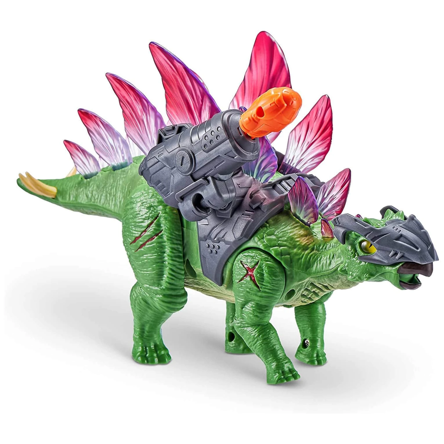 Robo Alive Dino Wars Stegosaurus Light Up Moving Roars 30cm 4 Robo Alive Dino Wars Stegosaurus Light Up Moving Roars 30cm - Image 2