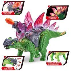 Robo Alive Dino Wars Stegosaurus Light Up Moving Roars 30cm 11 Robo Alive Dino Wars Stegosaurus Light Up Moving Roars 30cm -Halloween Costumes Store GRA38422 6460 4 opt