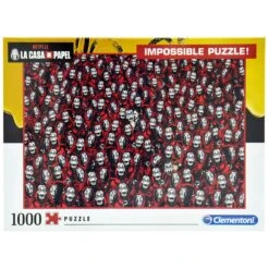 La Casa De Papel Impossible Puzzle Jigsaw Clementoni 1000 Pieces -Halloween Costumes Store GRA39527 6347 3 opt