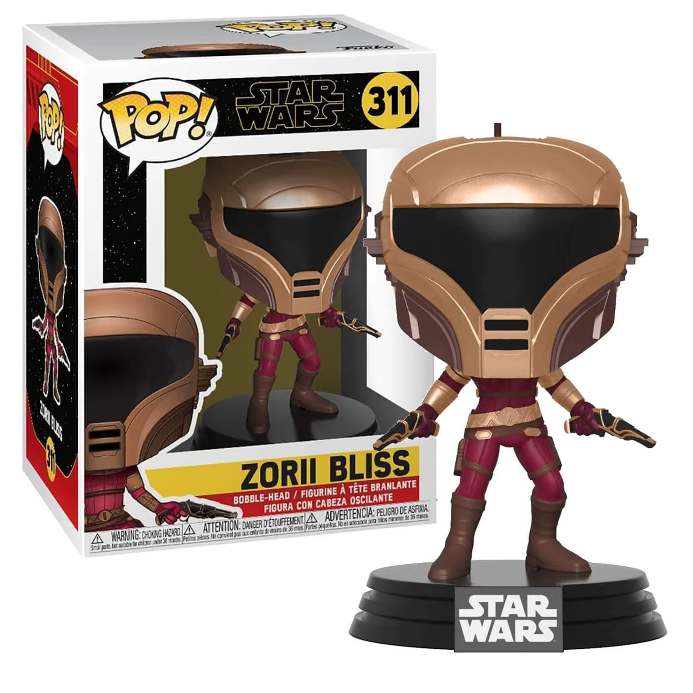 Funko Pop! Star Wars Bobble Head Figure Vinyl With Stand 10cm 5 Funko Pop! Star Wars Bobble Head Figure Vinyl With Stand 10cm - Image 3