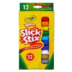 Crayola 12 Pack Twistables Slick Stix Crayons Colour Fun Art