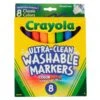 Crayola Ultra Clean Washable Markers Colour Max 8 Pack 1 Crayola Ultra Clean Washable Markers Colour Max 8 Pack -Halloween Costumes Store GRA58 7808 5993 1 opt