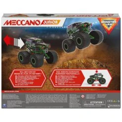 Meccano Junior Grave Digger Monster Truck Building Set 127 Pieces -Halloween Costumes Store GRA6060171 6386 7 opt