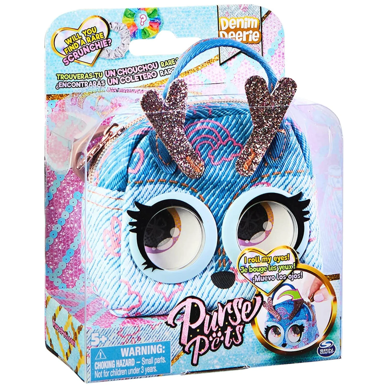 Purse Pets Micros Mini Handbag Rolling Eyes Zip Closing 9cm 6 Purse Pets Micros Mini Handbag Rolling Eyes Zip Closing 9cm - Image 4