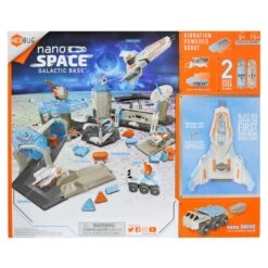 Hexbug Nano Space Galactic Base Construction Kit 75+ Pieces Age 3+