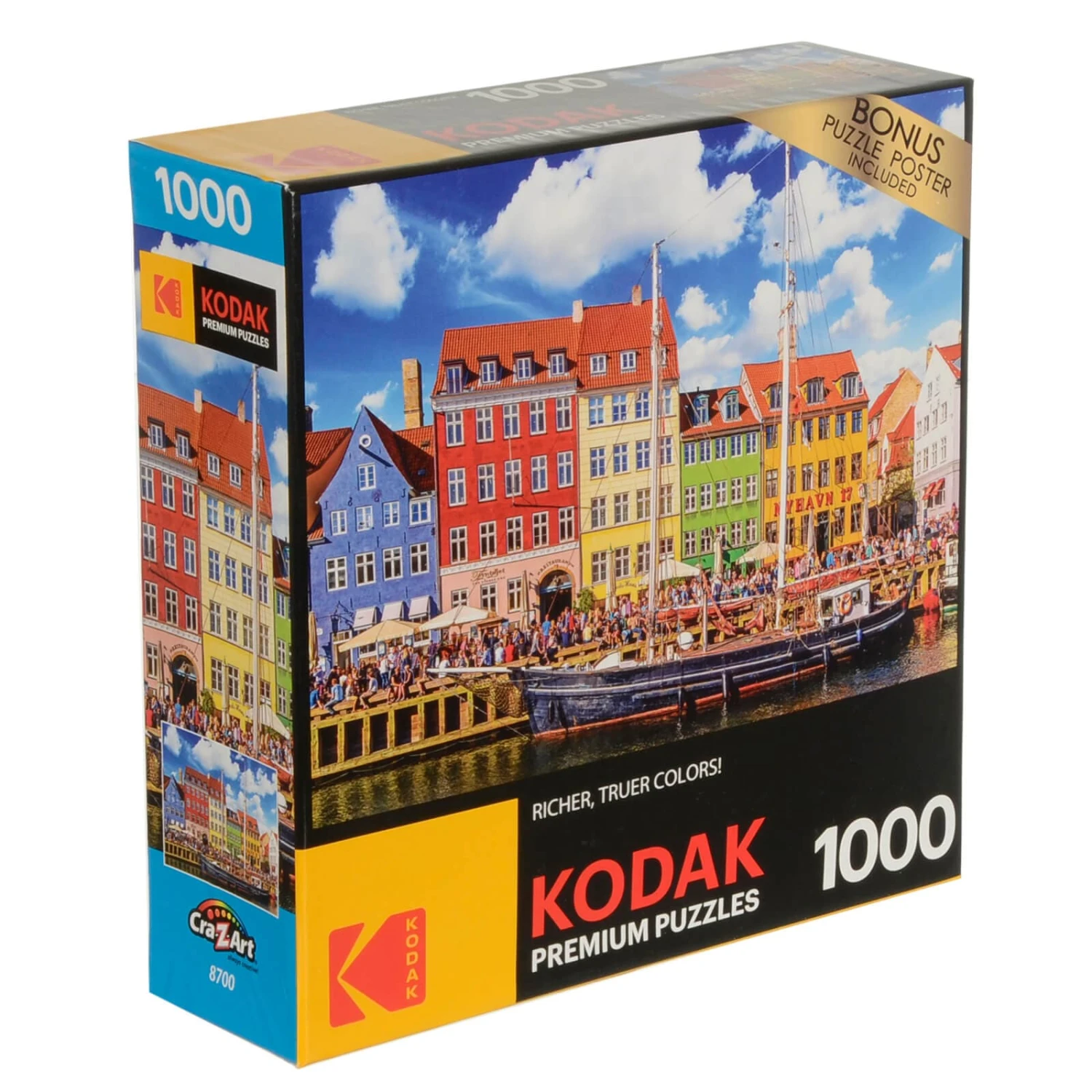 Kodak Premium Jigsaw Puzzle Bright Colour 1000 Pieces Age 10+ 3 Kodak Premium Jigsaw Puzzle Bright Colour 1000 Pieces Age 10+