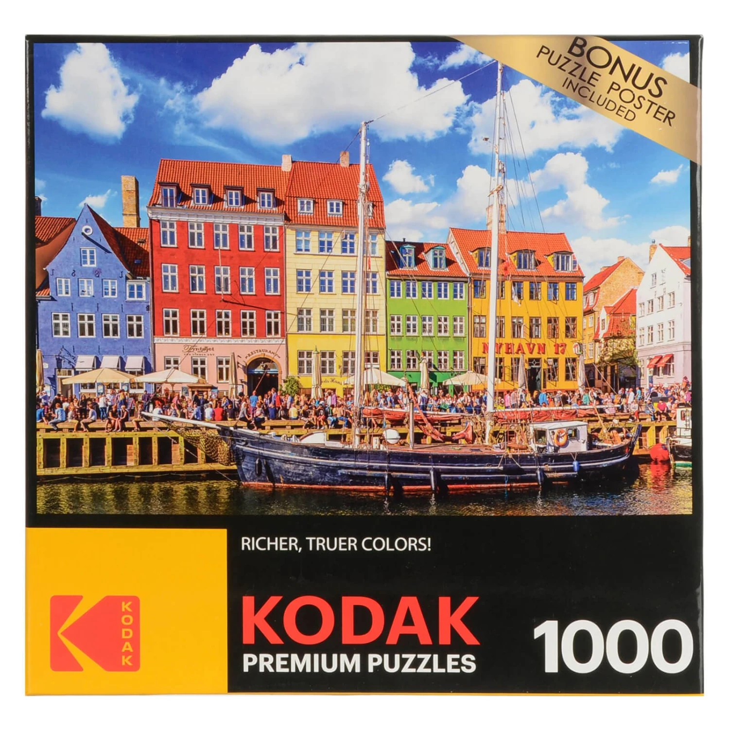Kodak Premium Jigsaw Puzzle Bright Colour 1000 Pieces Age 10+ 8 Kodak Premium Jigsaw Puzzle Bright Colour 1000 Pieces Age 10+ - Image 6
