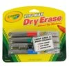 Crayola Visi-Max Dry Erase Markers Chisel Tip Low Odour 4 Pack -Halloween Costumes Store GRA98 8902 5993 1 opt
